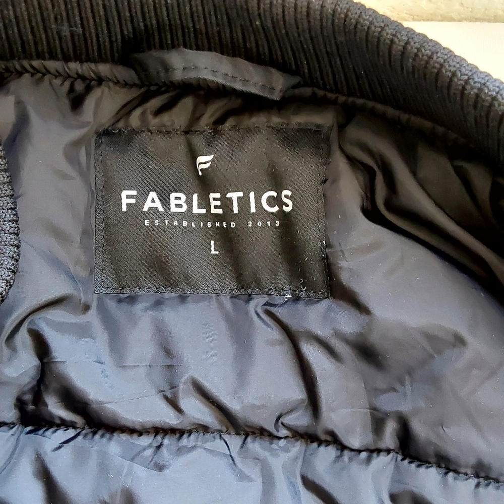 Fabletics Black Iconic Bomber Jacket - image 6